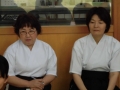 富士見市弓連の長瀨先生と小原先生が教室の見学に見えられました。